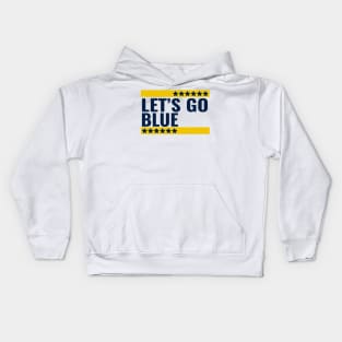 lets go blue Kids Hoodie